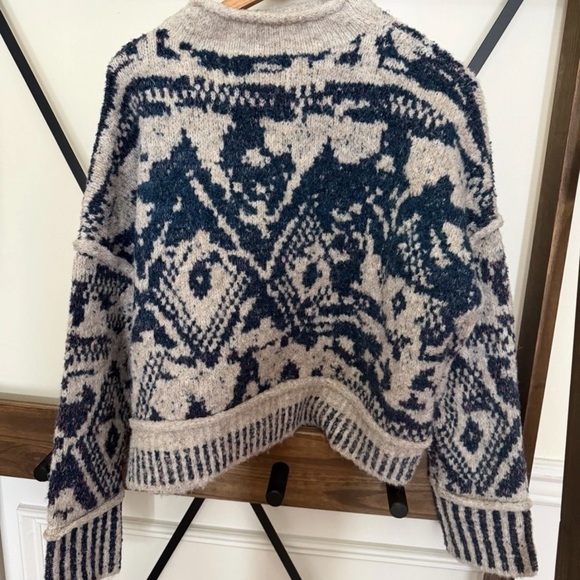 NWOT Small Anthropologie Pilcro Relaxed Roll-Neck Sweater - Picture 4 of 6